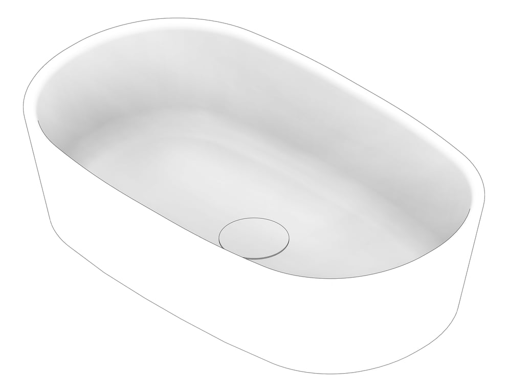 3D Documentation Image of Basin AboveCounter Plumbline Niagara Verona