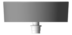 Front Image of Basin AboveCounter Plumbline Oasis Round 400