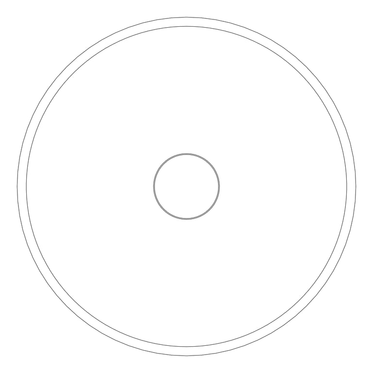 Plan Image of Basin AboveCounter Plumbline Oasis Round
