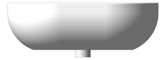 Front Image of Basin AboveCounter Plumbline Sfera Oval 50