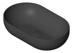 3D Shaded Image of Basin AboveCounter Plumbline Sfera Oval 60