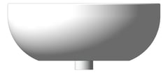 Front Image of Basin AboveCounter Plumbline Sfera Round