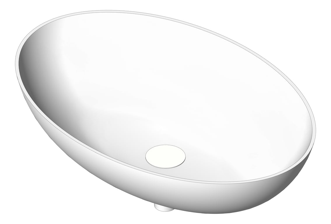 Navigate to Basin AboveCounter Plumbline SuperThin Oval