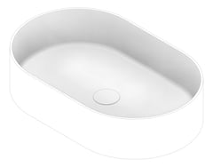 3D Documentation Image of Basin AboveCounter Plumbline SuperThin Oval Pill