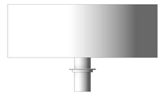 Left Image of Basin AboveCounter Plumbline SuperThin Oval Pill