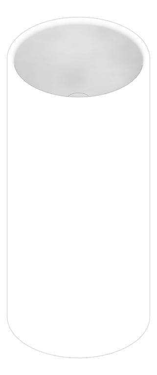 3D Documentation Image of Basin Freestanding Plumbline Niagara Round