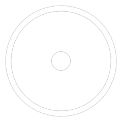 Plan Image of Basin Freestanding Plumbline Niagara Round