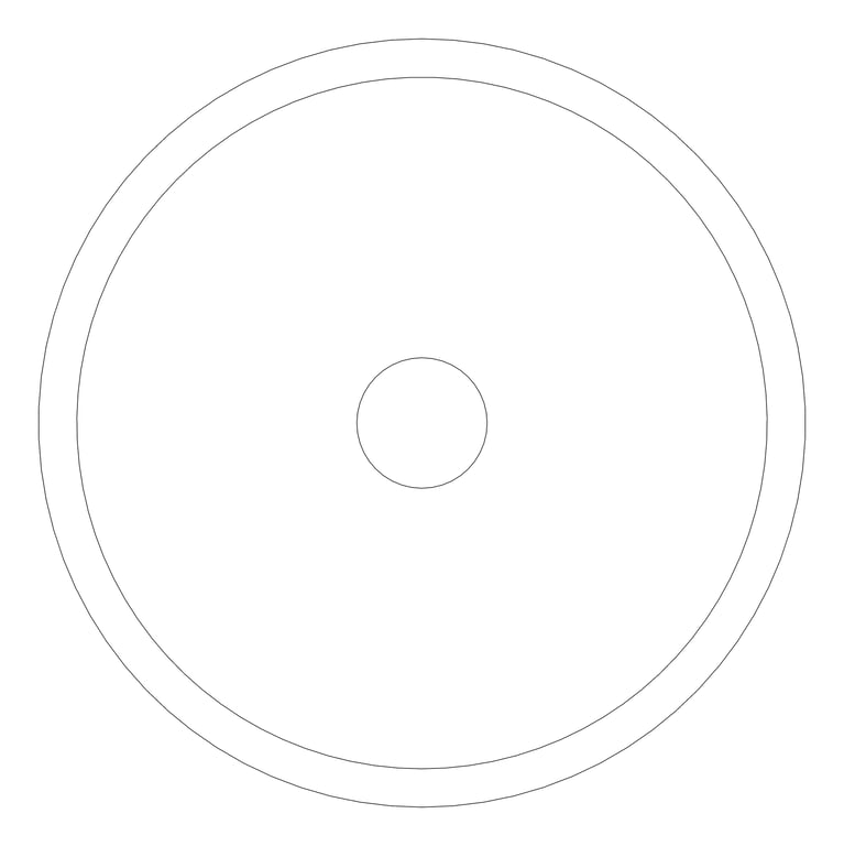 Plan Image of Basin Freestanding Plumbline Niagara Round