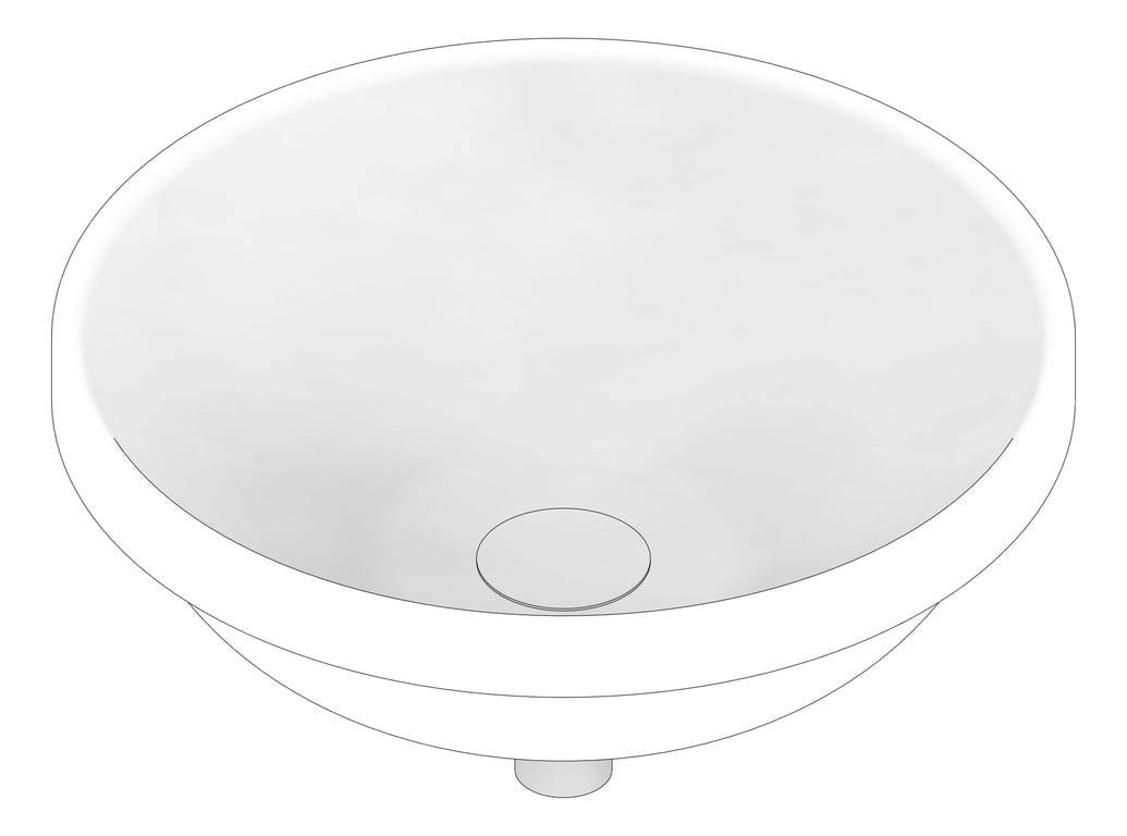 3D Documentation Image of Basin Inset Plumbline Niagara Round