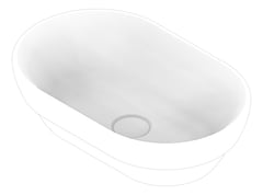 3D Documentation Image of Basin Inset Plumbline Sfera Oval