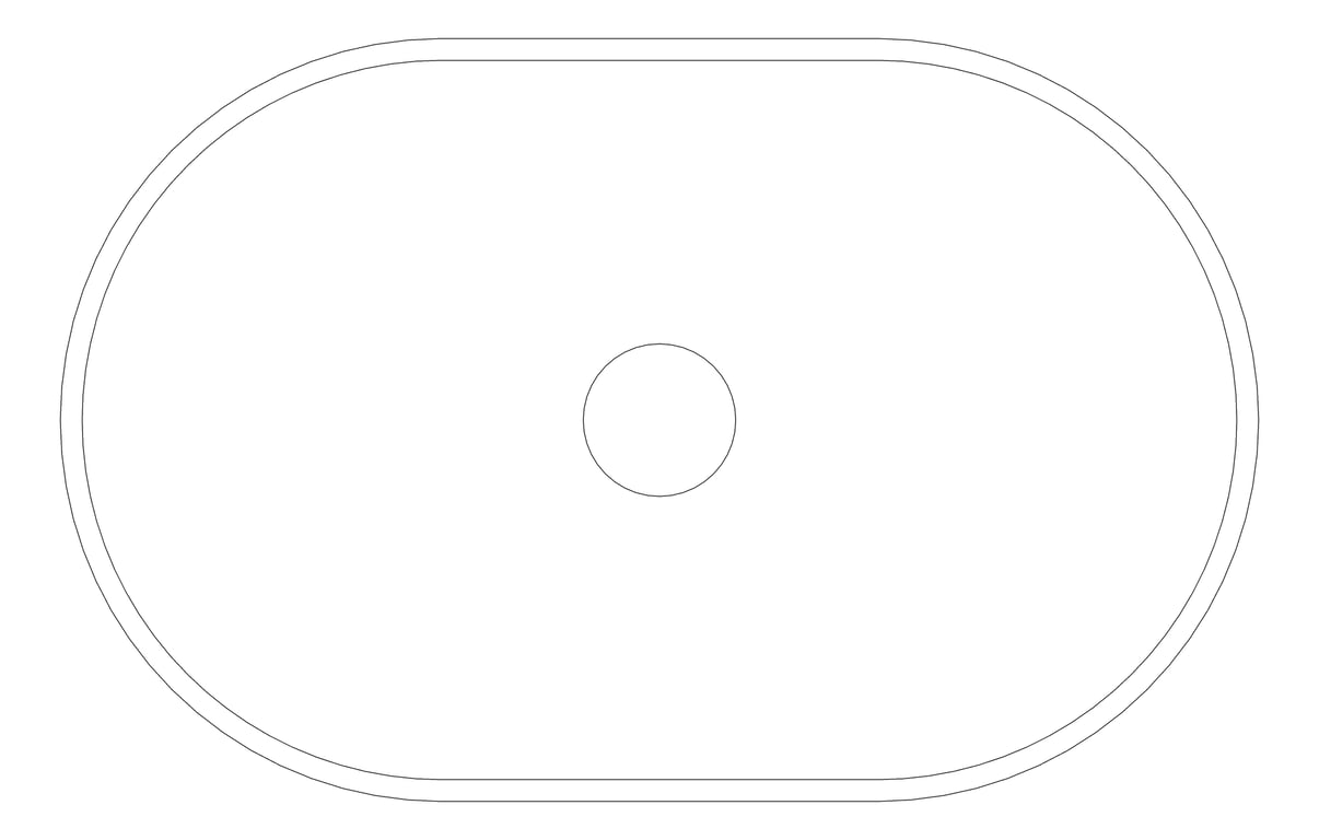 Plan Image of Basin Inset Plumbline Sfera Oval