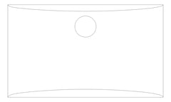 Plan Image of Basin UnderMount Plumbline Evo