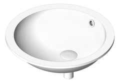 3D Shaded Image of Basin UnderMount Plumbline Evo Round