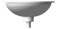 Front Image of Basin UnderMount Plumbline Evo Round
