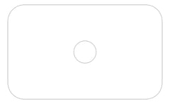 Plan Image of Basin UnderMount Plumbline SuperThin Rectangle 480