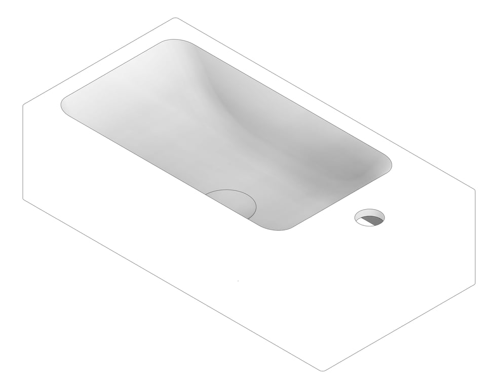 3D Documentation Image of Basin Universal Plumbline Evo