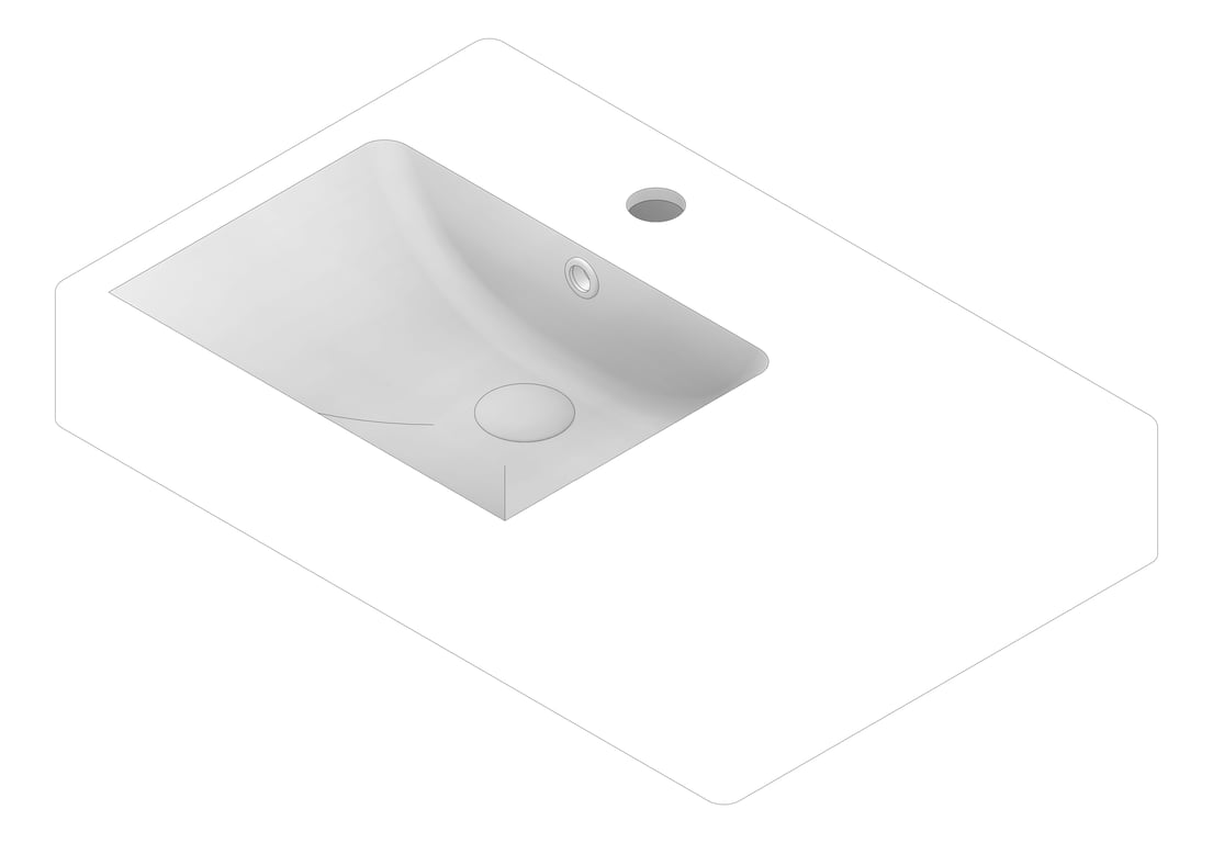 3D Documentation Image of Basin Universal Plumbline Evo Left