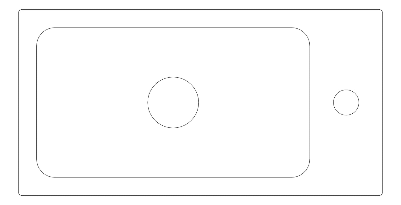 Plan Image of Basin Universal Plumbline Evo
