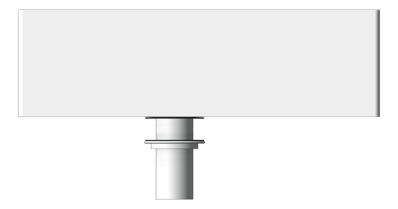 Front Image of Basin Universal Plumbline Evo Right Landing