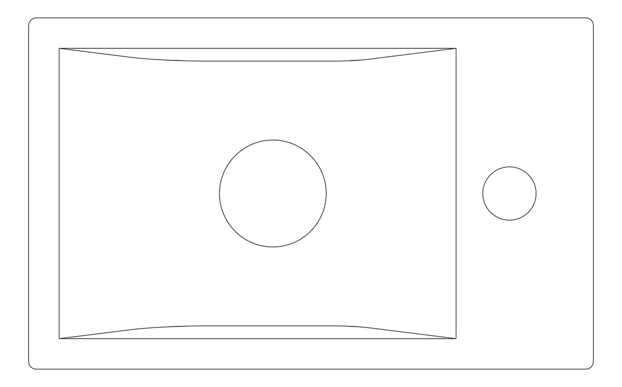Plan Image of Basin Universal Plumbline Evo Right Landing