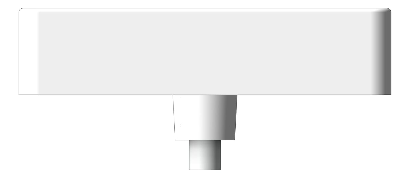Front Image of Basin Universal Plumbline Evo Square 45