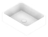 3D Documentation Image of Basin Universal Plumbline Verso Rectangle 45