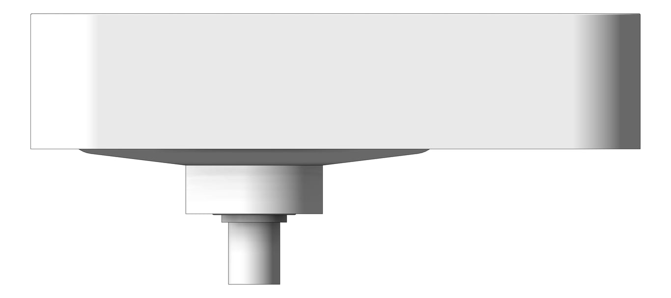 Front Image of Basin WallHung Plumbline Cirque