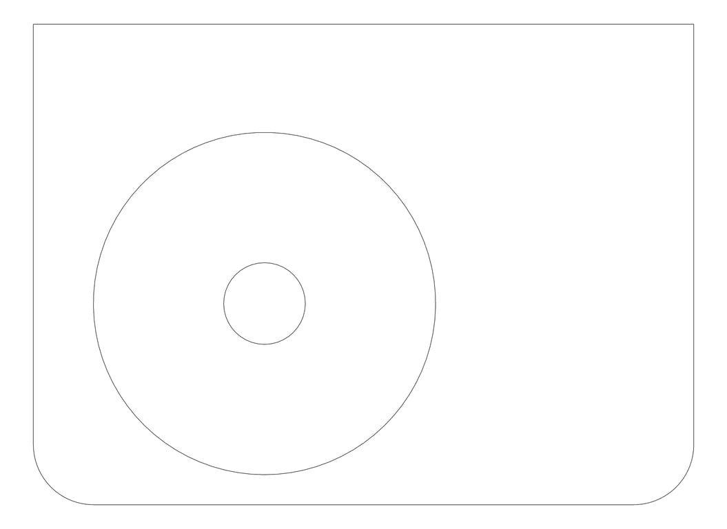 Plan Image of Basin WallHung Plumbline Cirque Left