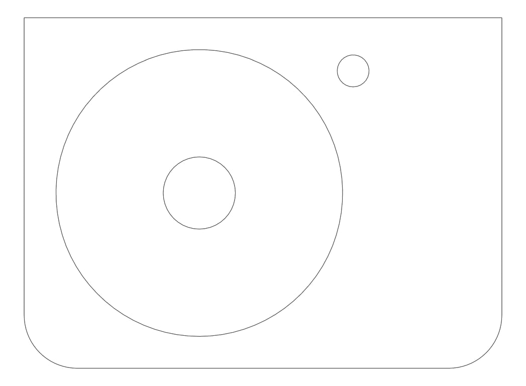 Plan Image of Basin WallHung Plumbline Cirque