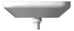 Front Image of Basin WallHung Plumbline Evo Round Right