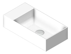 3D Shaded Image of Basin WallHung Plumbline Verso Slim 50