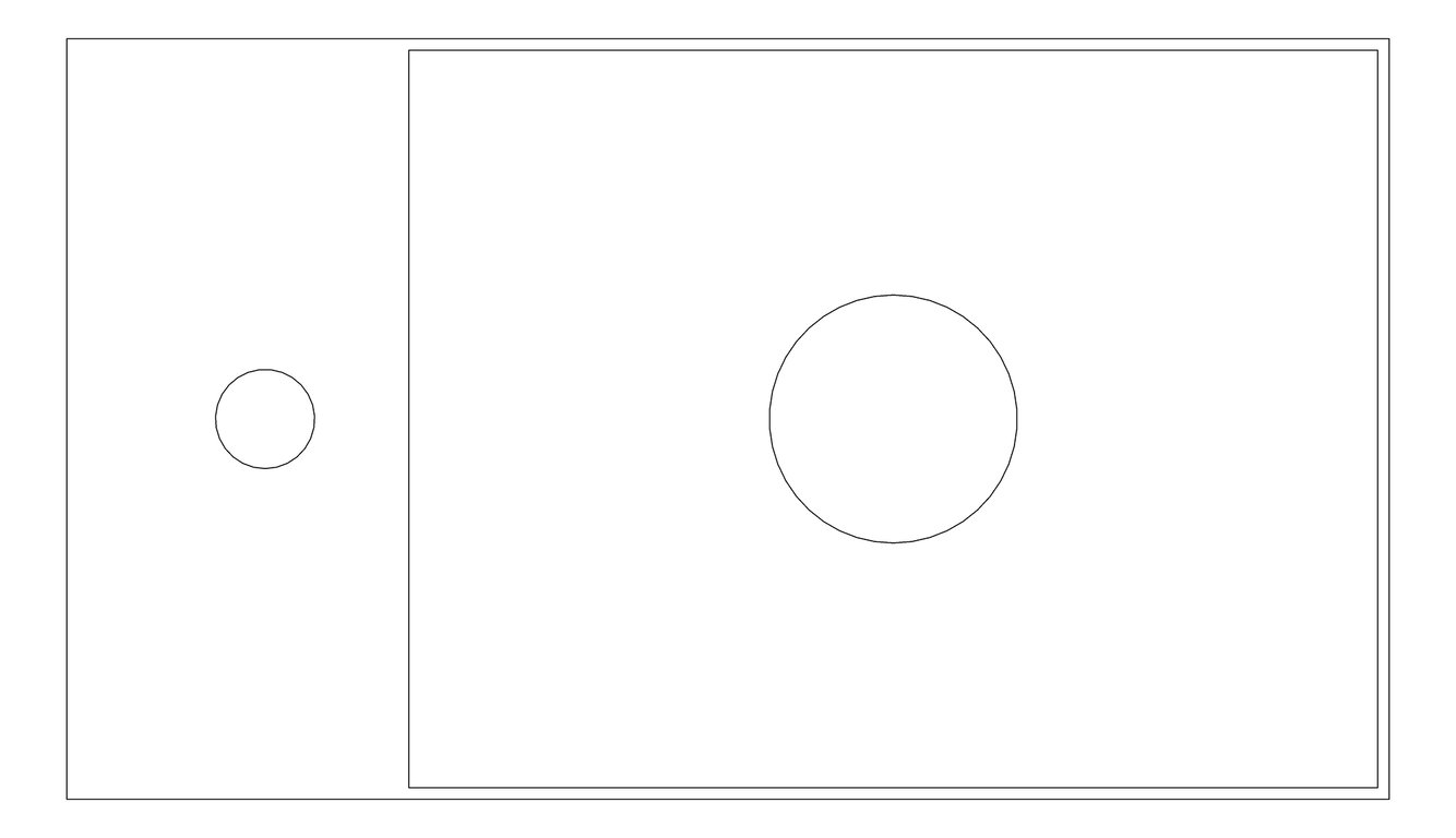 Plan Image of Basin WallHung Plumbline Verso Slim Right