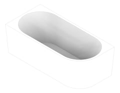 3D Documentation Image of Bath Corner Plumbline Tondo Left 1700