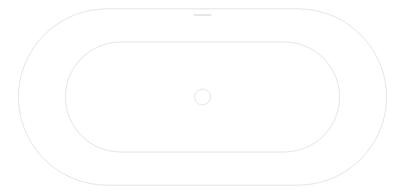 Plan Image of Bath Freestanding Plumbline NiagaraBelle Slim 1665