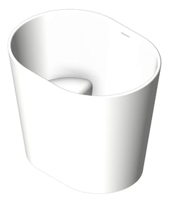 3D Shaded Image of Bath Freestanding Plumbline NiagaraOfuro Japanese SoakingTub