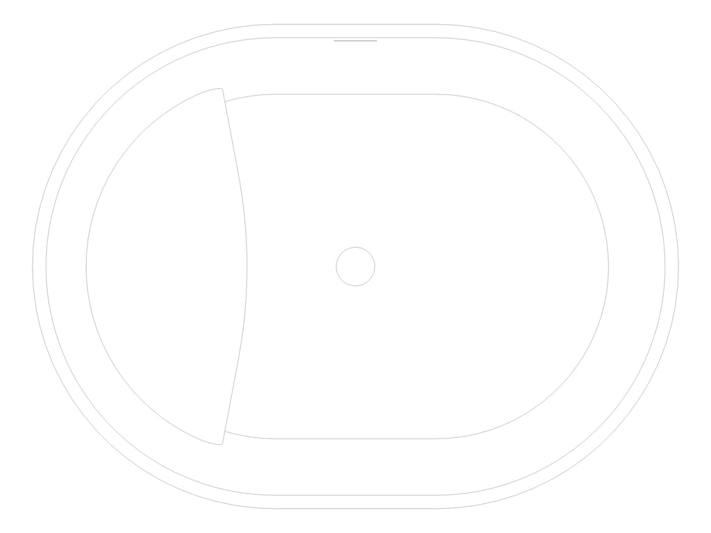 Plan Image of Bath Freestanding Plumbline NiagaraOfuro Japanese SoakingTub