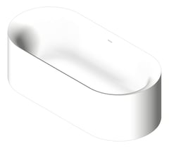 3D Shaded Image of Bath Freestanding Plumbline Spio Niagara 1625