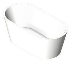 3D Shaded Image of Bath Freestanding Plumbline Tondo 1500