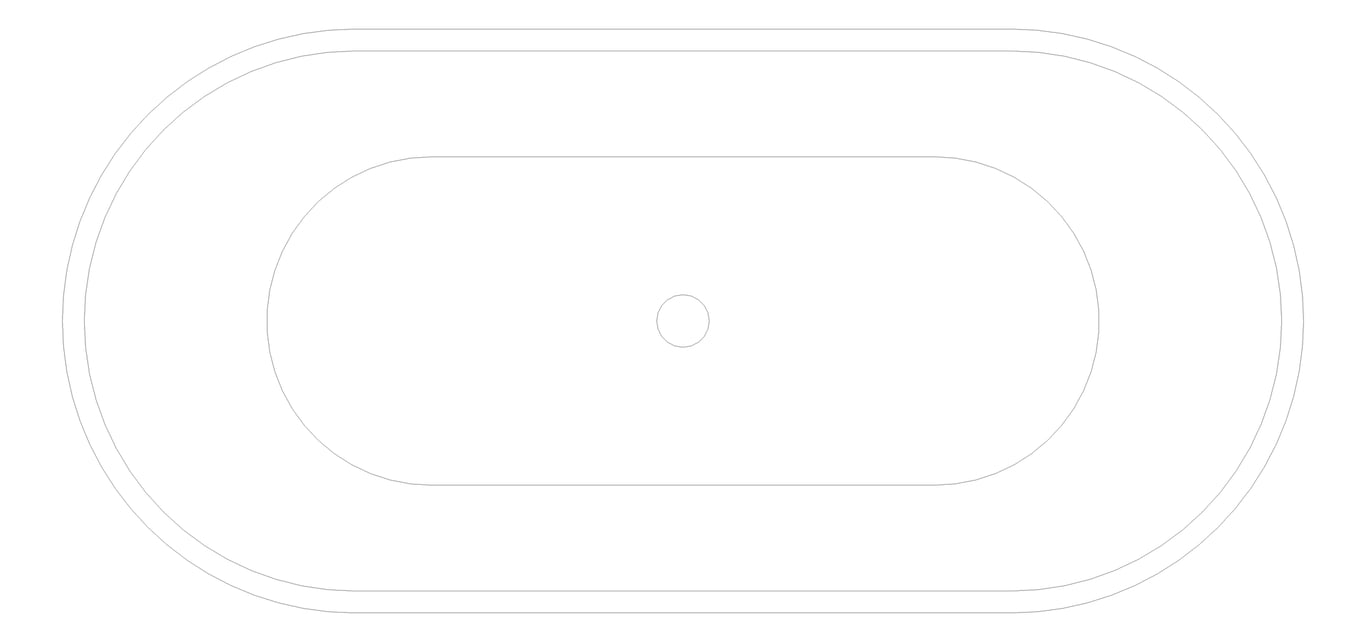 Plan Image of Bath Freestanding Plumbline Tondo 1700