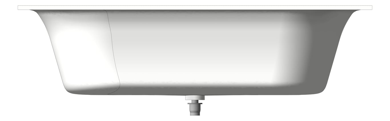 Front Image of Bath Inset Plumbline Spio 1700