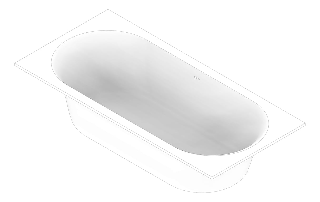 3D Documentation Image of Bath Inset Plumbline Spio 1900