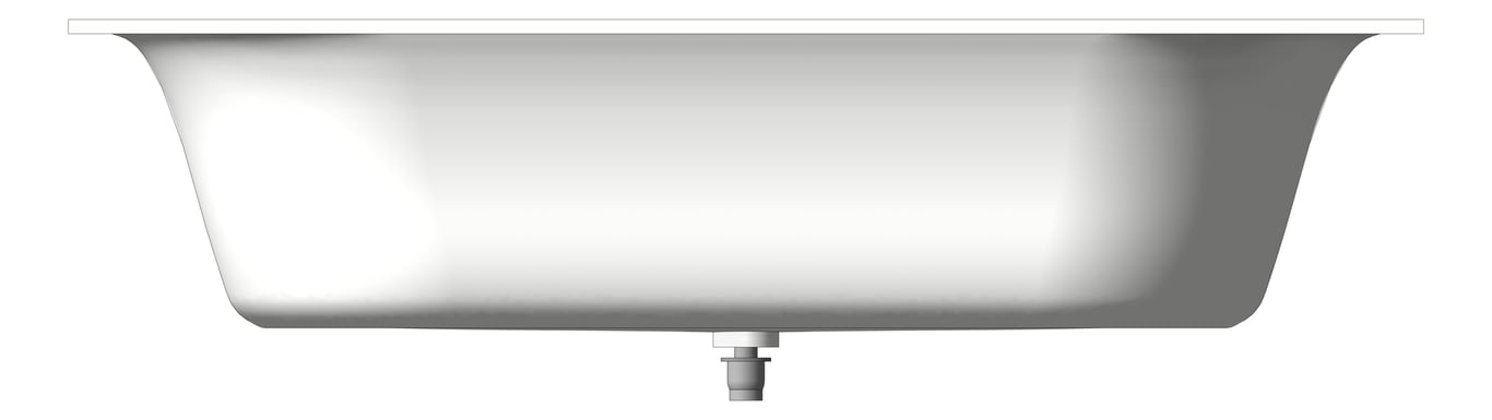 Front Image of Bath Inset Plumbline Spio 1900