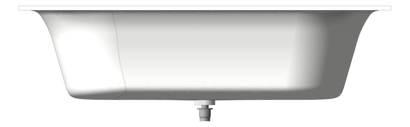 Front Image of Bath Inset Plumbline Spio Niagara 1700