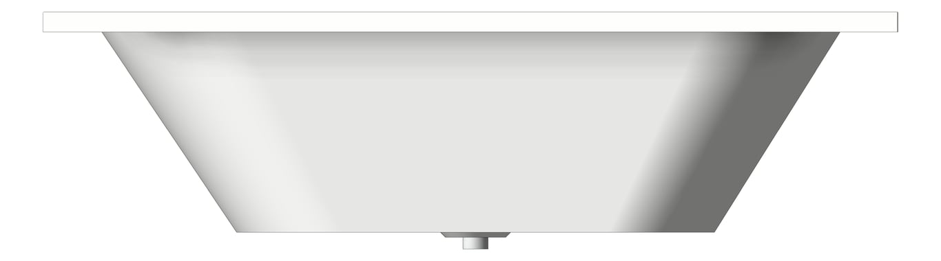 Front Image of Bath Inset Plumbline Tondo 1700