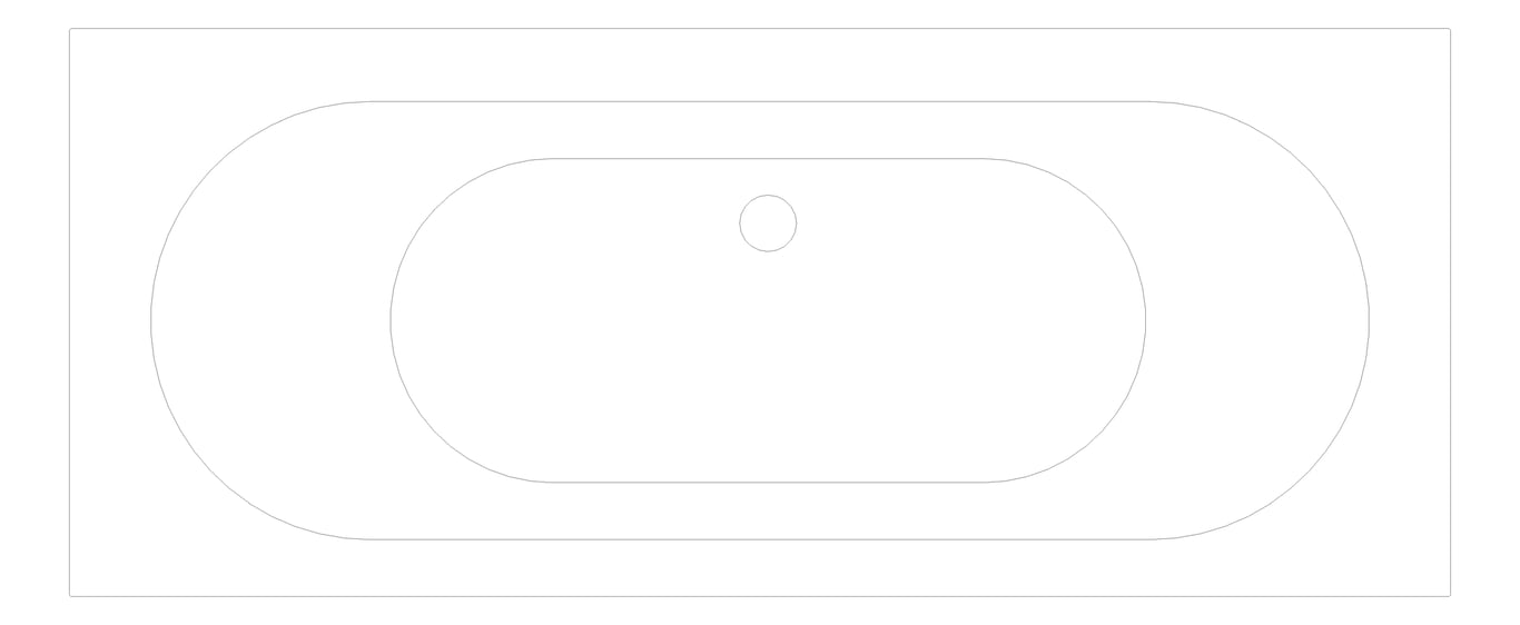 Plan Image of Bath Inset Plumbline Tondo 1700