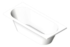 3D Shaded Image of Bath Inset Plumbline Tondo 1800