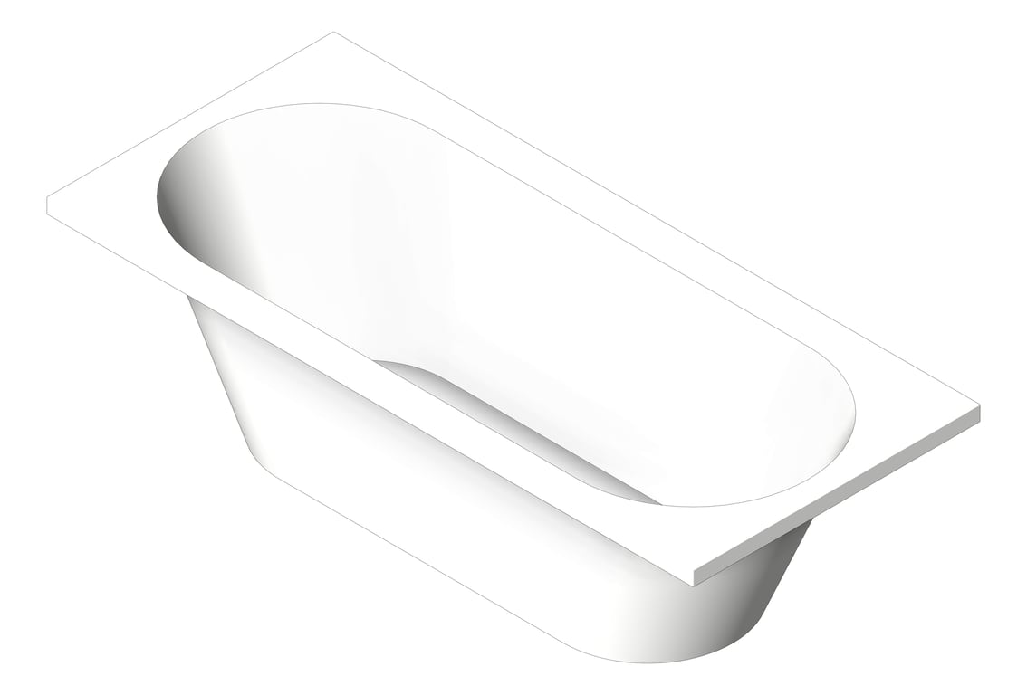 Navigate to Bath Inset Plumbline Tondo 1800