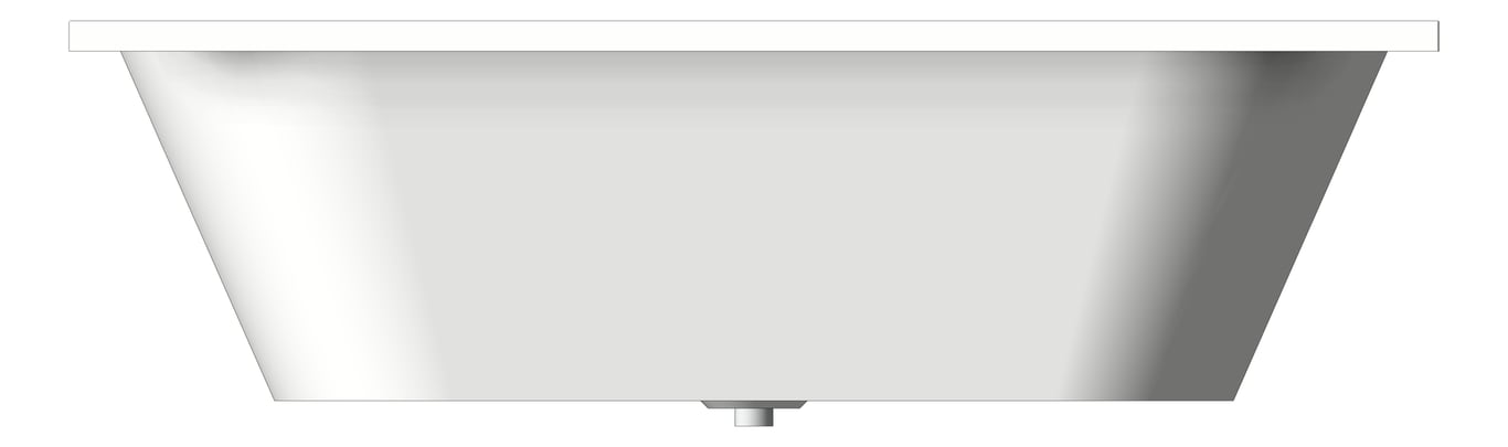 Front Image of Bath Inset Plumbline Tondo 1800