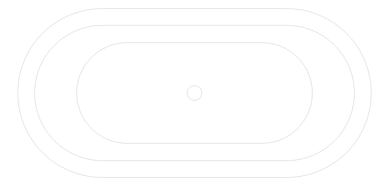 Plan Image of Bath Inset Plumbline Tondo Oval