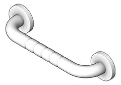 3D Shaded Image of GrabRail Straight Plumbline
